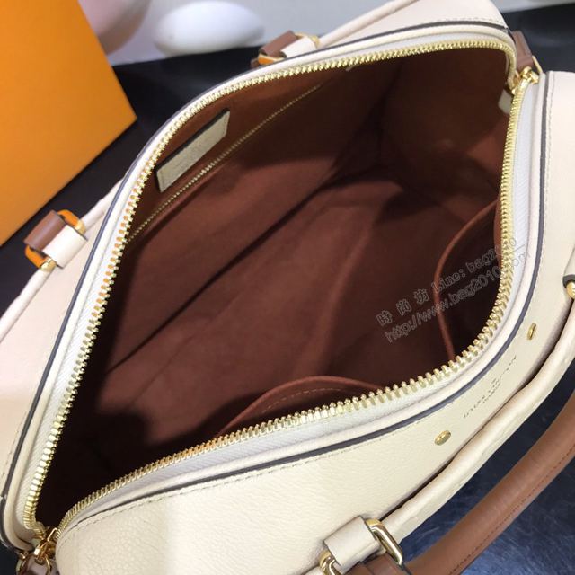 LV包 LV女包 M42406 Speedy30手袋 LV牛皮壓花手提包 LV單肩斜挎包  ydh3178